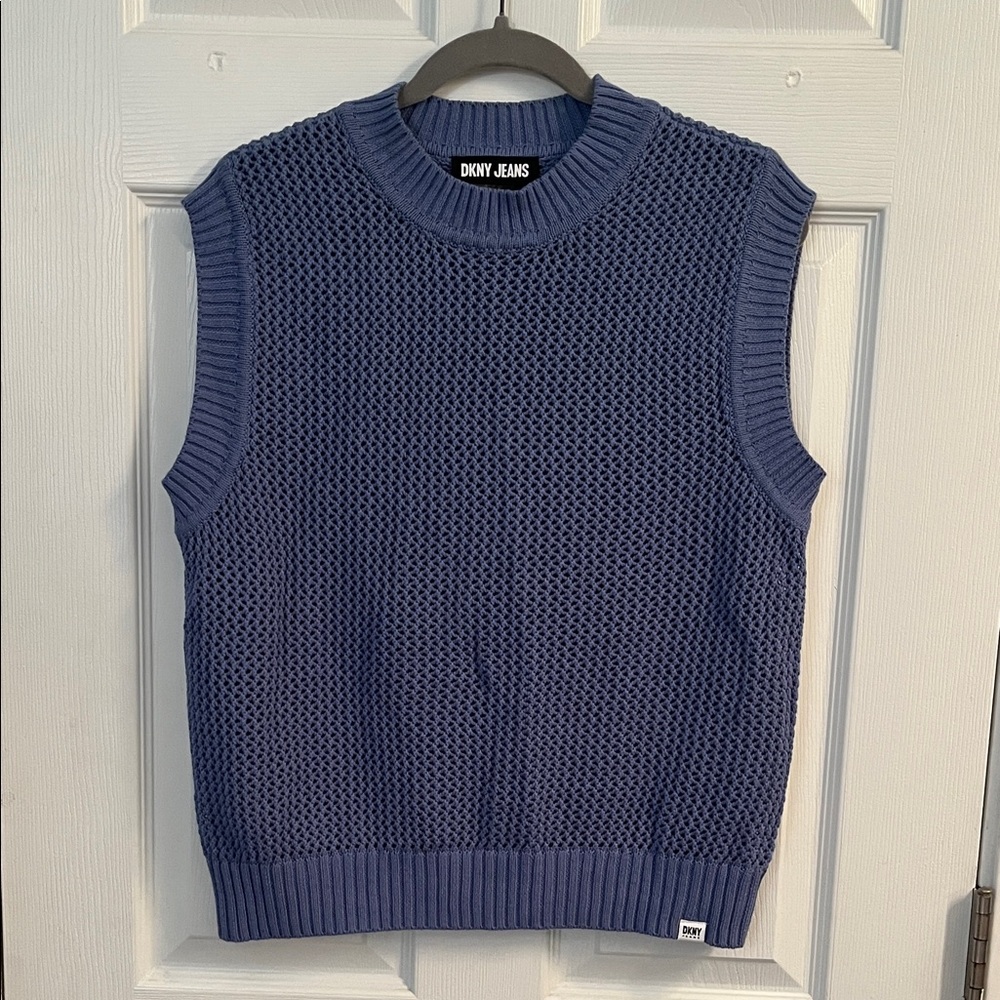 DKNY Women's Crewneck Sweater in Sky Blue